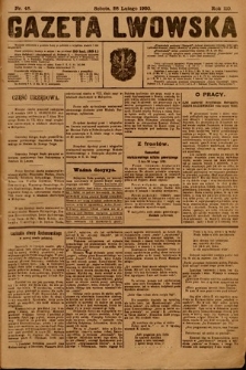 Gazeta Lwowska. 1920, nr 48