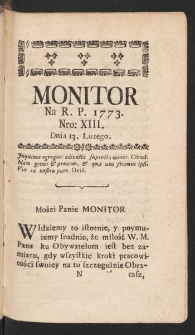 Monitor. 1773, nr 13
