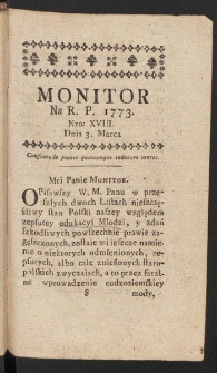 Monitor. 1773, nr 18