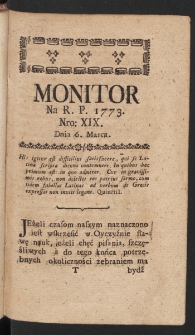 Monitor. 1773, nr 19