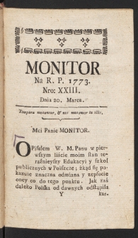 Monitor. 1773, nr 23