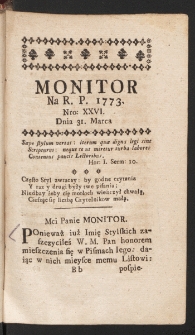 Monitor. 1773, nr 26