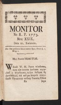 Monitor. 1773, nr 29