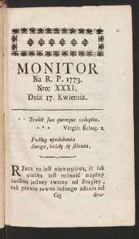 Monitor. 1773, nr 31