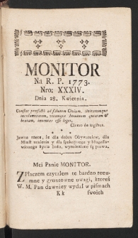 Monitor. 1773, nr 34