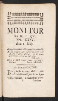Monitor. 1773, nr 35