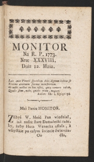 Monitor. 1773, nr 38
