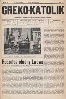 Greko - Katolik : czasopismo miesięczne dla grecko-katolickich Polaków. 1934, nr 5