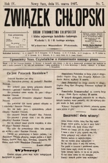 Związek Chłopski : organ stronnictwa chłopskiego. 1897, nr 7