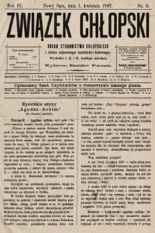 Związek Chłopski : organ stronnictwa chłopskiego. 1897, nr 9