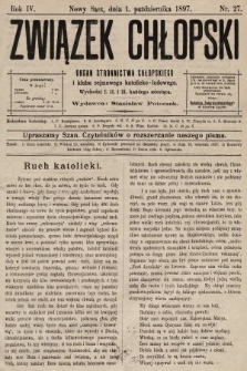 Związek Chłopski : organ stronnictwa chłopskiego. 1897, nr 27