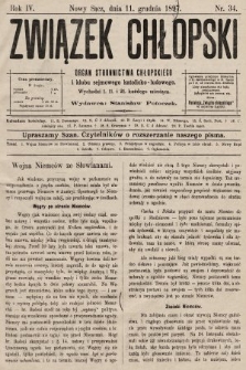Związek Chłopski : organ stronnictwa chłopskiego. 1897, nr 34