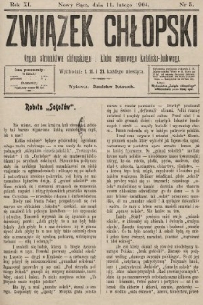 Związek Chłopski : organ stronnictwa chłopskiego i klubu sejmowego katolicko-ludowego. 1904, nr 5