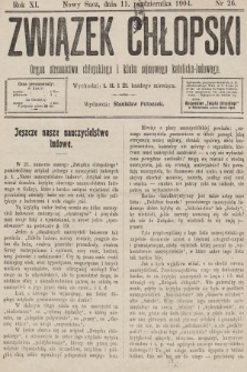 Związek Chłopski : organ stronnictwa chłopskiego i klubu sejmowego katolicko-ludowego. 1904, nr 26
