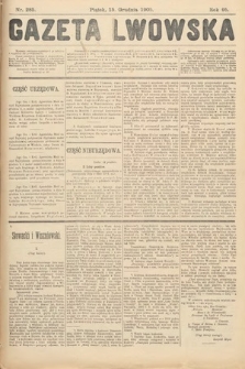 Gazeta Lwowska. 1905, nr 285