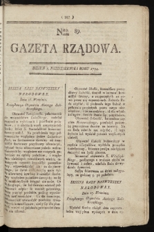 Gazeta Rządowa. 1794, nr 89