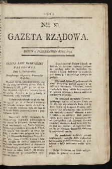 Gazeta Rządowa. 1794, nr 97