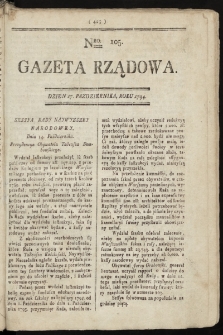 Gazeta Rządowa. 1794, nr 105