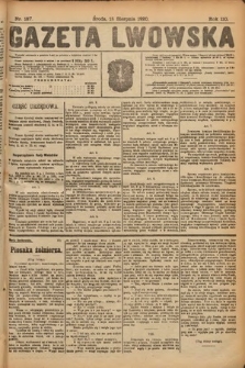 Gazeta Lwowska. 1920, nr 187