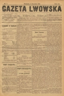 Gazeta Lwowska. 1914, nr 7