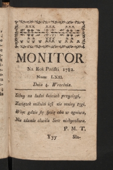 Monitor. 1782, nr 71