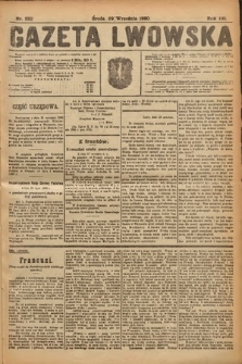 Gazeta Lwowska. 1920, nr 222