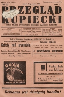 Przegląd Kupiecki : organ Związku Stowarzyszeń Kupieckich Małopolski Zachodniej. 1938, nr 11