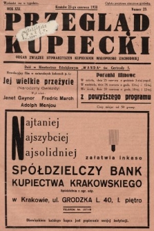 Przegląd Kupiecki : organ Związku Stowarzyszeń Kupieckich Małopolski Zachodniej. 1938, nr 23