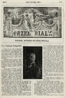 Orzeł Biały : tygodnik, wychodzi na każdą niedzielę. 1925, nr 8