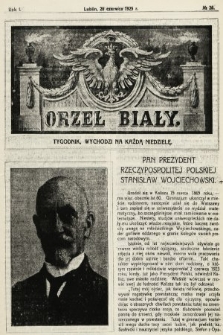 Orzeł Biały : tygodnik, wychodzi na każdą niedzielę. 1925, nr 26