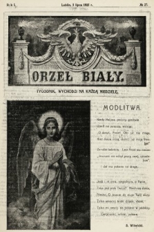 Orzeł Biały : tygodnik, wychodzi na każdą niedzielę. 1925, nr 27