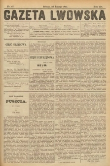Gazeta Lwowska. 1914, nr 47