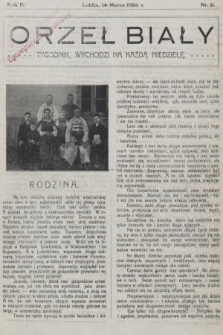 Orzeł Biały : tygodnik, wychodzi na każdą niedzielę. 1926, nr 11