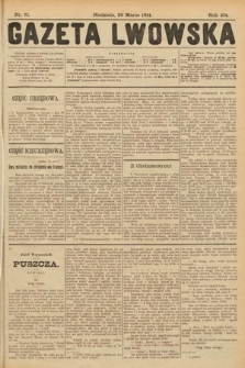 Gazeta Lwowska. 1914, nr 71