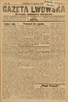 Gazeta Lwowska. 1923, nr 19
