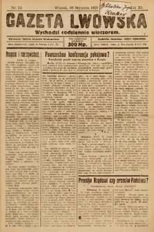 Gazeta Lwowska. 1923, nr 23