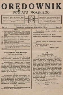 Orędownik Powiatu Morskiego. 1929, nr 4