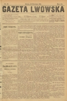 Gazeta Lwowska. 1914, nr 87