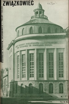 Związkowiec : organ Związku Młodzieży Przemysłowej i Rękodzielniczej. 1936, nr 7-11