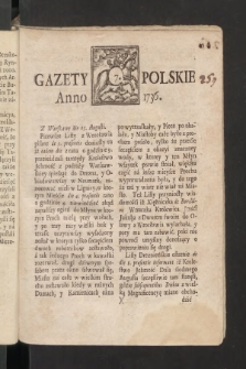 Gazety Polskie. 1736, nr 7