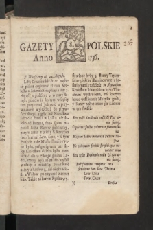 Gazety Polskie. 1736, nr 8