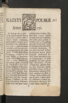 Gazety Polskie. 1736, nr 20