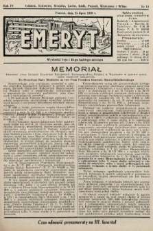 Emeryt. 1939, nr 14