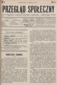 Przegląd Społeczny : tygodnik naukowo-literacki, społeczny i polityczny. 1907, nr 11