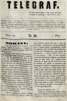 Telegraf. 1853, nr 26