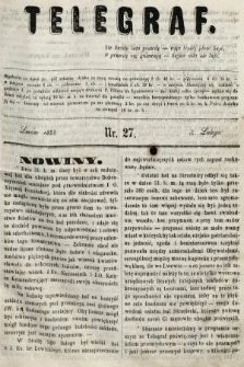 Telegraf. 1853, nr 27