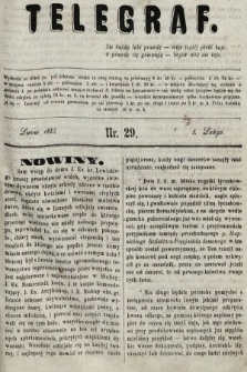 Telegraf. 1853, nr 29
