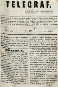 Telegraf. 1853, nr 42