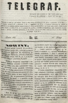 Telegraf. 1853, nr 45