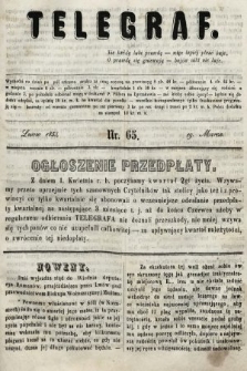 Telegraf. 1853, nr 65